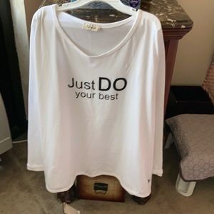 White shirt size large by Dixie